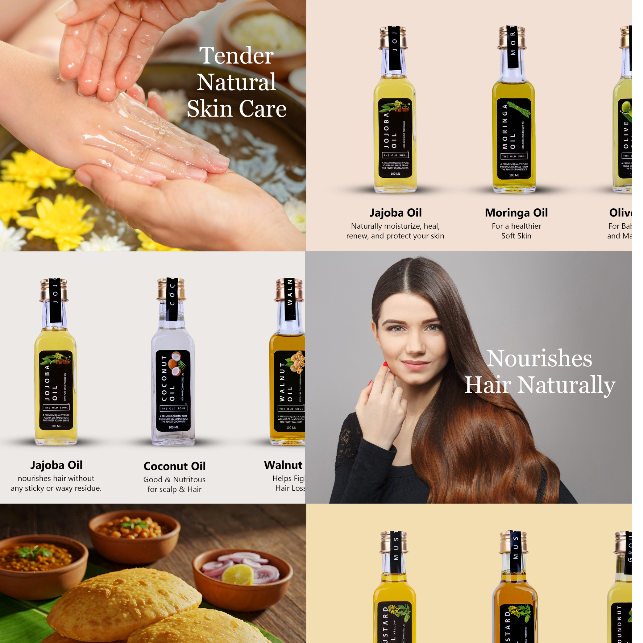 Cold pressed oils